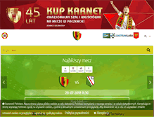 Tablet Screenshot of korona-kielce.pl